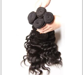 Natural Wave 3 Bundles:100% Human Hair Extension