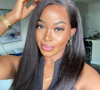 Ishow Virgin Indian Hair Yaki Straight Human Hair Weave 4 Bundles With Closure