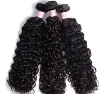 100% UNPROCESSED HUMAN HAIR WATER WAVE BUNDLES